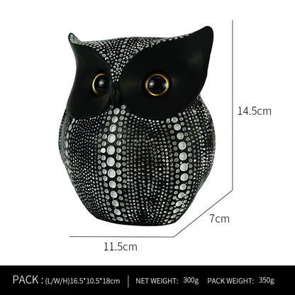 Owl Resin Craft Decoration Home Soft Decoration