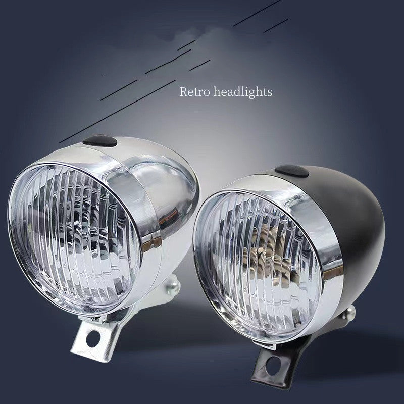 Retro Vintage Bicycle Glare Night Riding Accessories Headlight