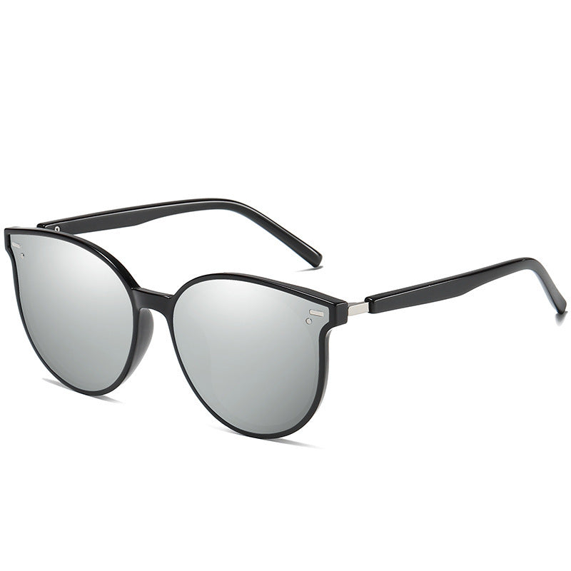 Fashion Round Frame Polarized Sun Glasses