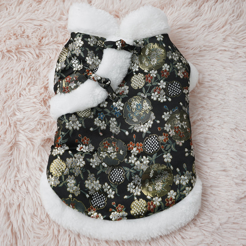 New Year Pet Cotton Clothes Thicken And Keep Warm