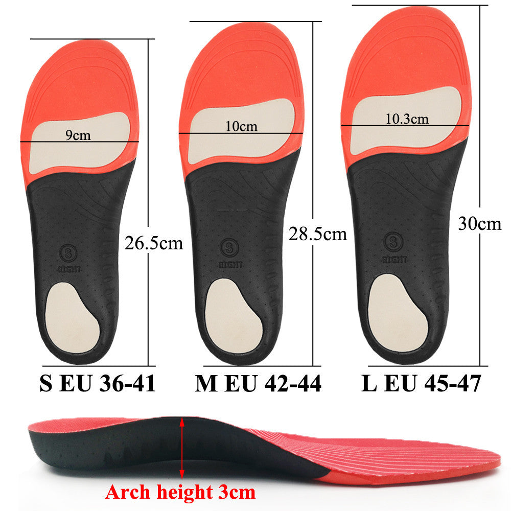 Men's And Women's Sports Arch Support Flatfoot In The Eight External Orthopedic Insoles