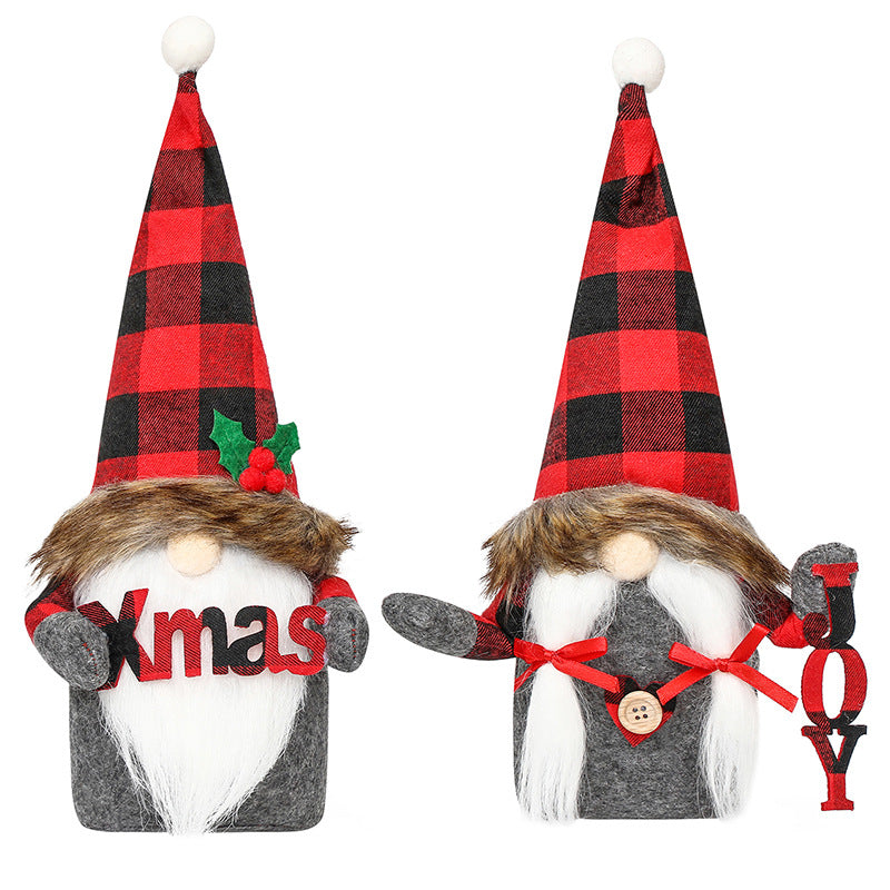 Christmas Decoration Doll Faceless Doll Decoration