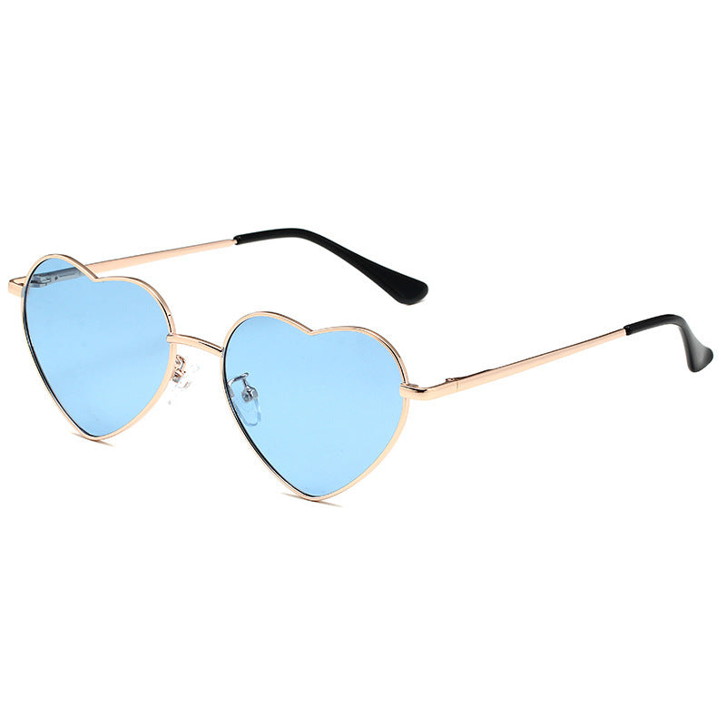 Women's Cute Heart Polarized Sun Glasses