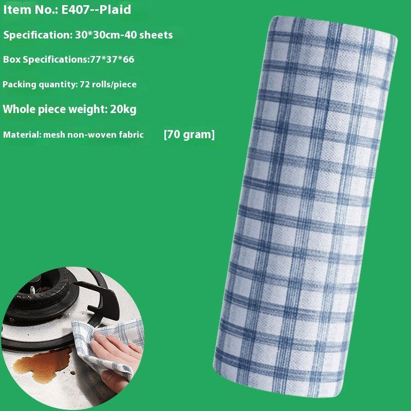 Kitchen Wet And Dry Non-woven Fabric Kitchen Dedicated Disposable Dishcloth