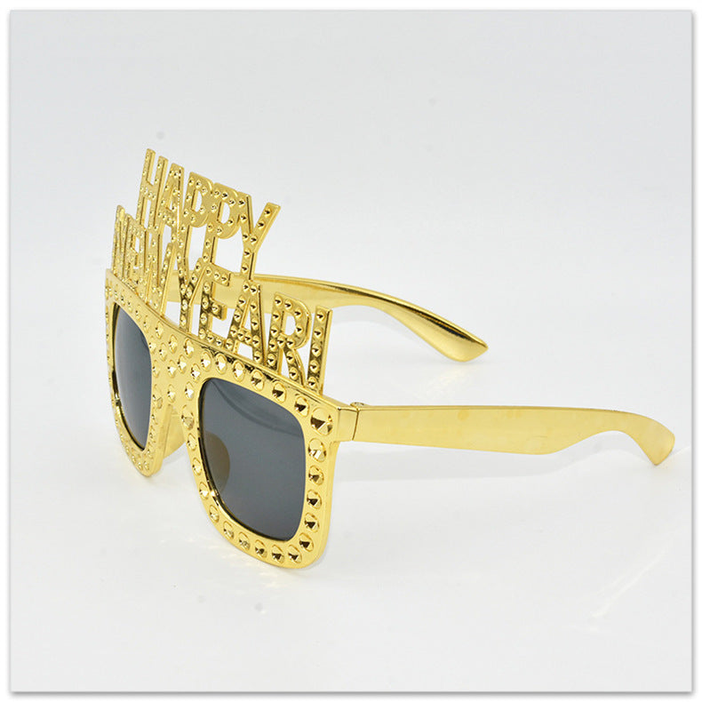 HAPPY NEW YEAR Funny Glasses NEW YEAR Party Glasses