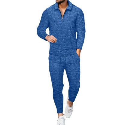 Summer Long-sleeve Pants Two-piece Sports And Leisure Men's Suit