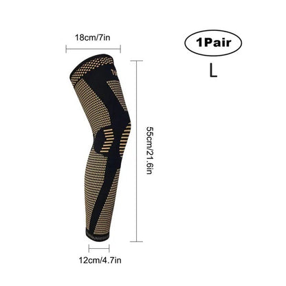 Full Leg Sleeves Long Compression Leg Sleeve Knee Sleeves Protect Leg