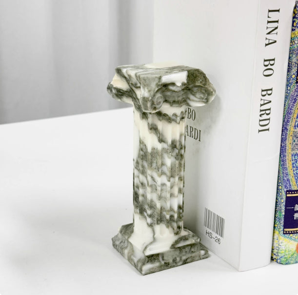 Roman Column Ornaments Made From Natural Marbledecorative Castle Pieces For Home Decor