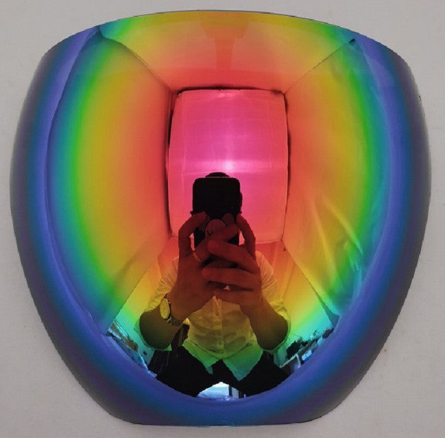 Face Screen Anti-droplet Anti-fog Windproof Eye Protection Dustproof Lampblack Mask Transparent Full Face Head Cover