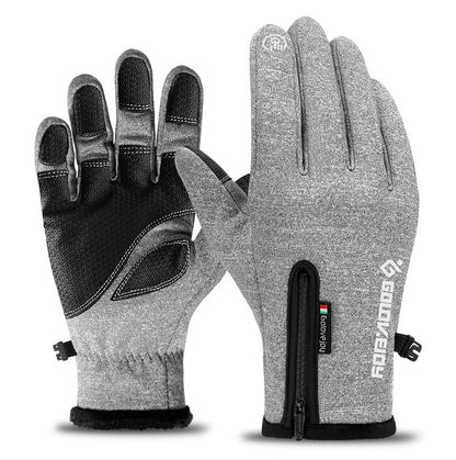 Motorcycle Gloves Moto Gloves Winter Thermal Fleece Lined Winter Water Resistant Touch Screen Non-slip Motorbike Riding Gloves