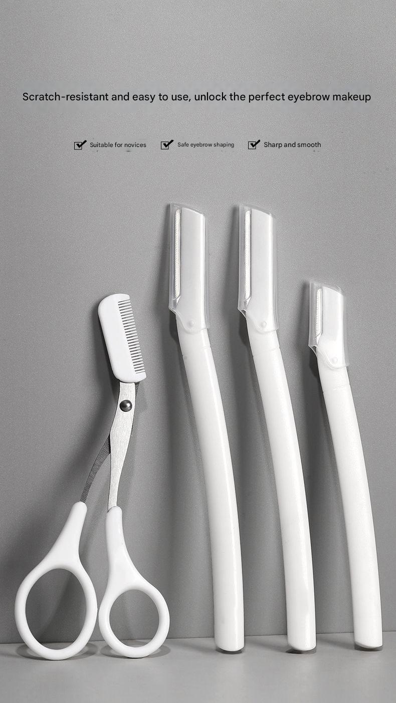 Eyebrow Trimmer Eyebrow Trimming Tool Set Macro Safety Type Beginner Men's And Women's Special Eyebrow Razor