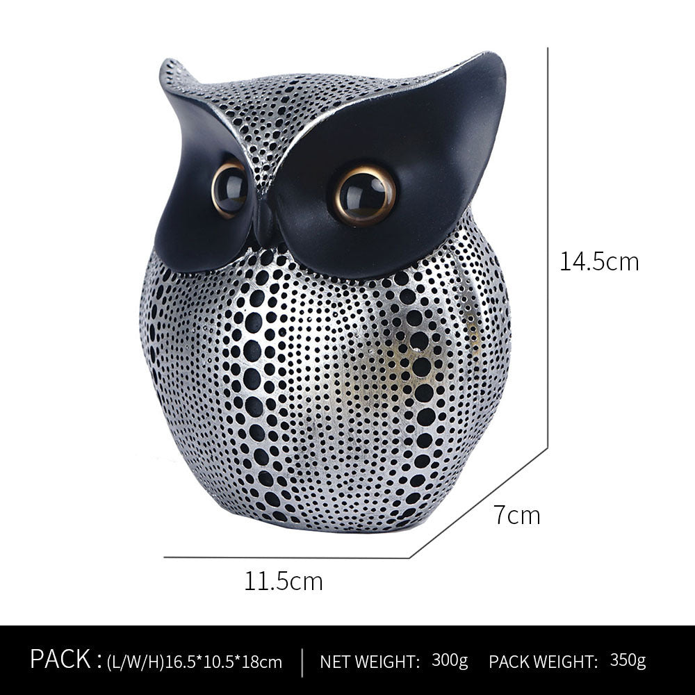 Owl Resin Craft Decoration Home Soft Decoration