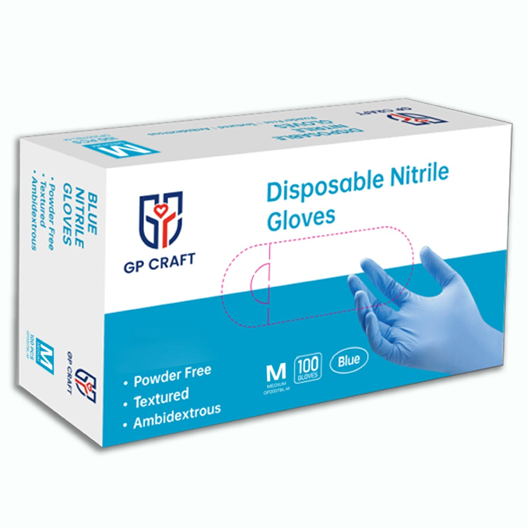 Medical Ding Qing Gloves GP40 Blue