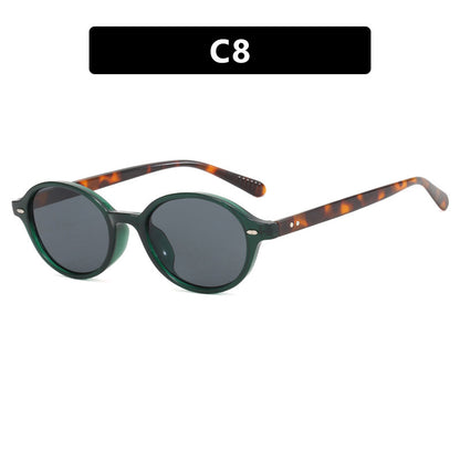 Women's Fashion Retro Literary Plain Glasses