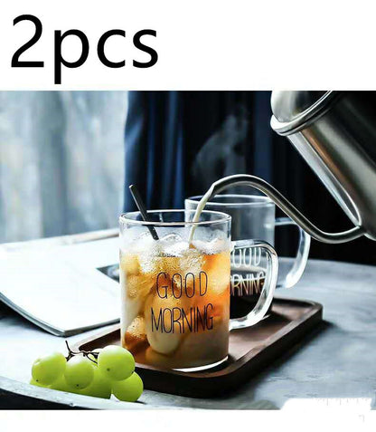 Breakfast alphabet milk cup coffee cup