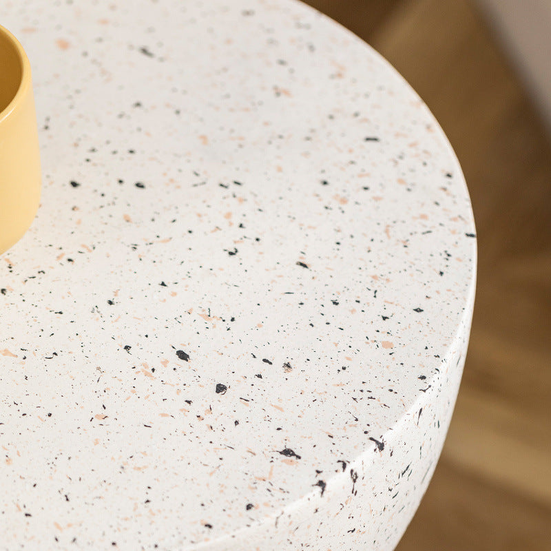 Nordic Small Round Table Living Room Cream Style Side Table