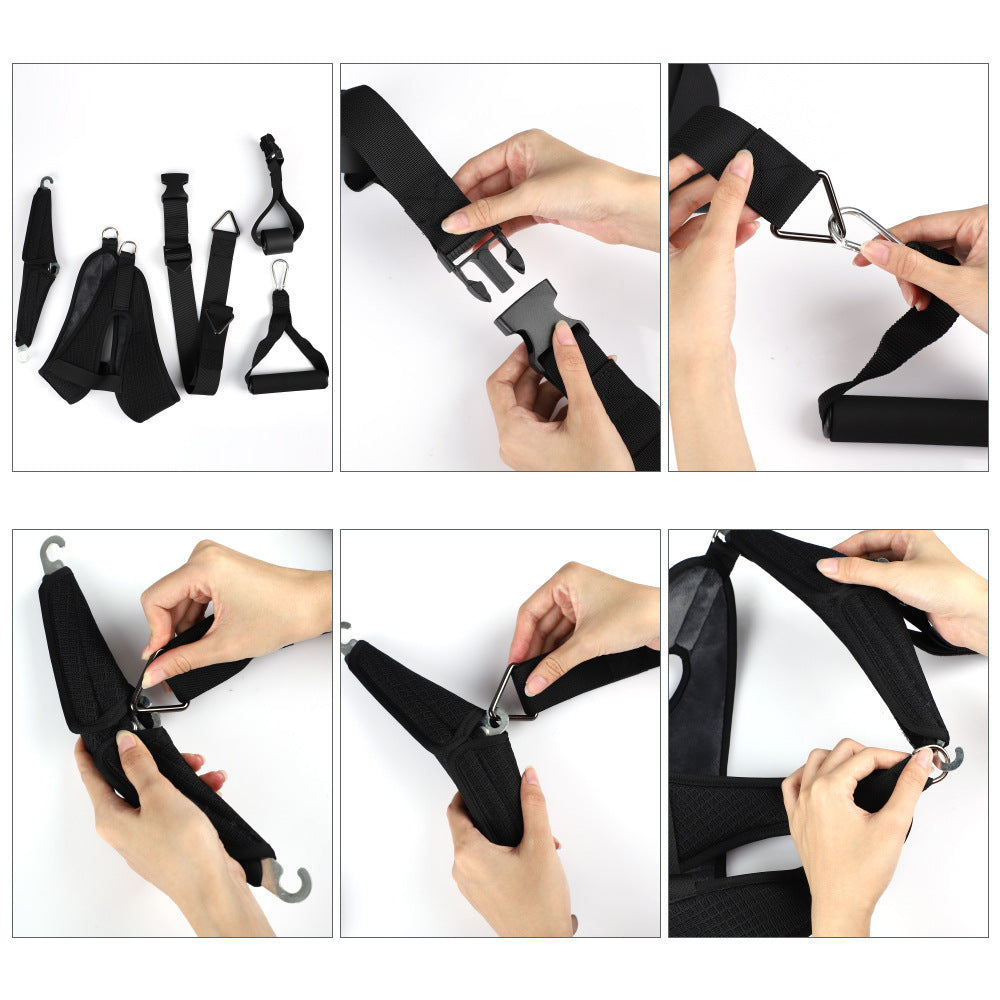 Portable Breathable Stretch Neck Correction Health Care Protective Gear Household Hanging Cervical Traction Device