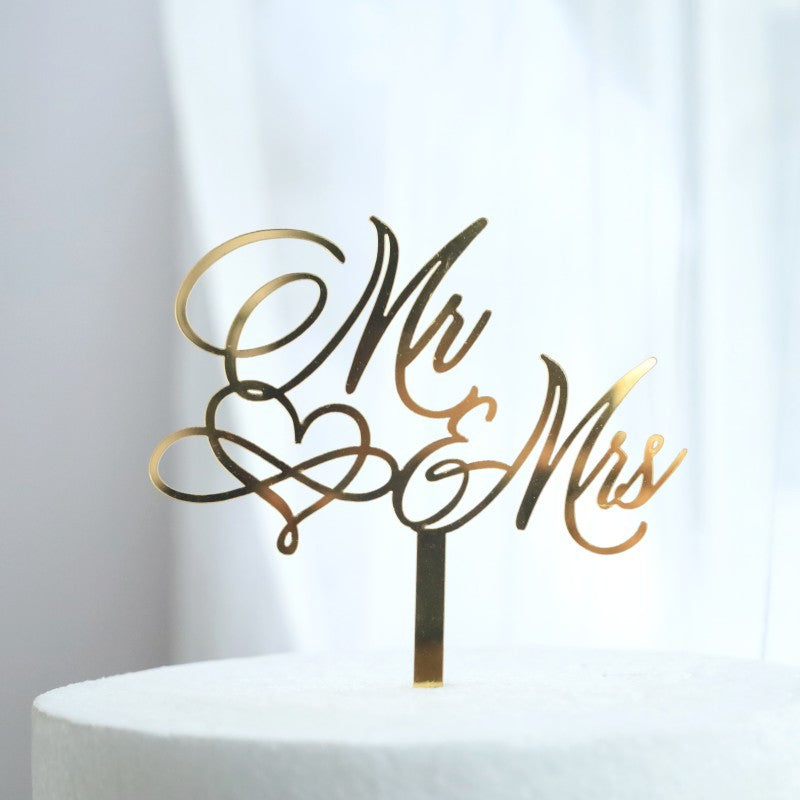 Love Wedding Proposal Acrylic Cake Insertion