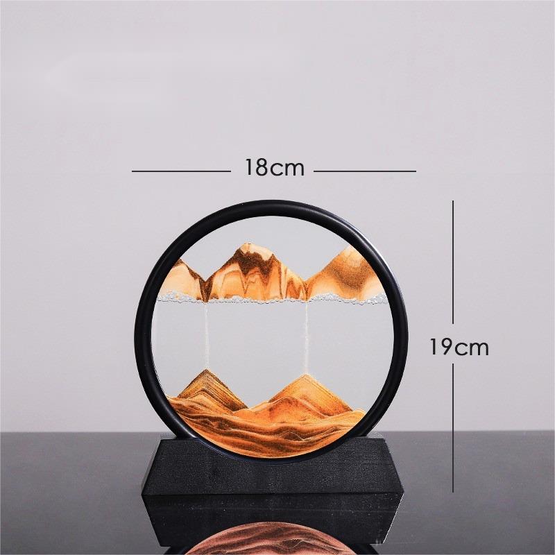 Quicksand Painting Hourglass Ornaments Decoration Glass Crafts