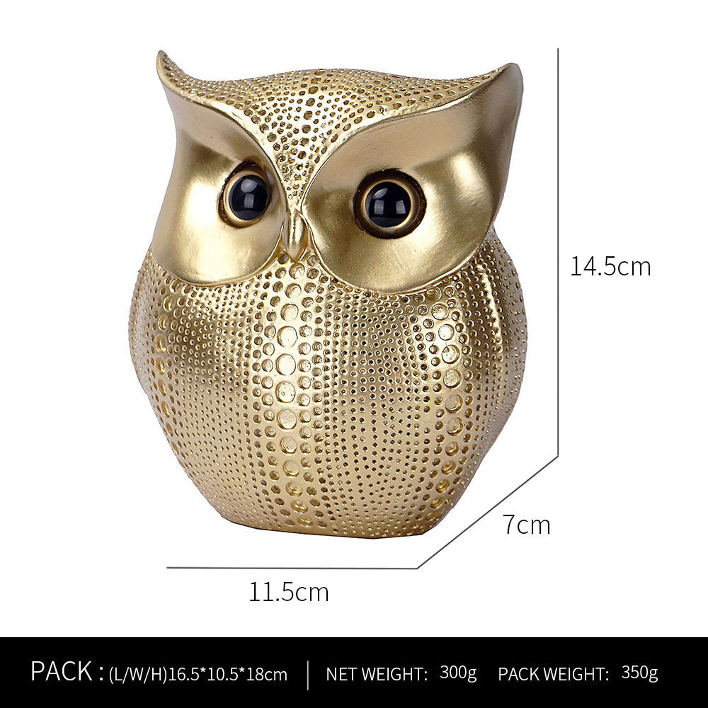 Owl Resin Craft Decoration Home Soft Decoration
