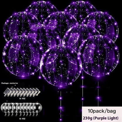 Helium Floating Air Led Glowing Balloon Party Decoration Balloon