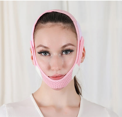 Mesh face-lift bandage v face bandage