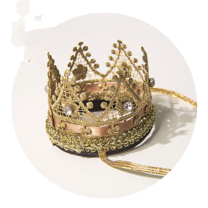 New Children's Crown Hairband Baby Hairband One Year Old