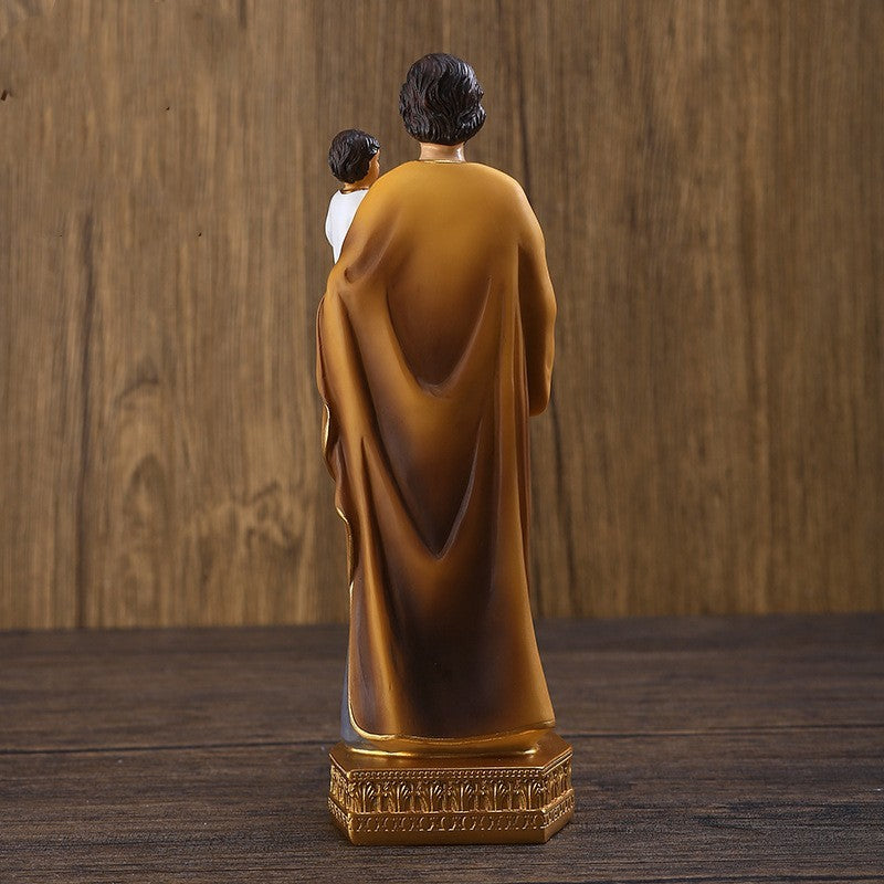 Saint Joseph Statue Decoration Religious Interior Table Decoration