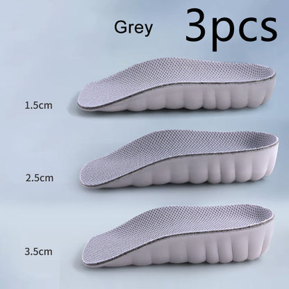 Height Increase Insoles For Men Women Shoes Flat Feet Arch Support Orthopedic