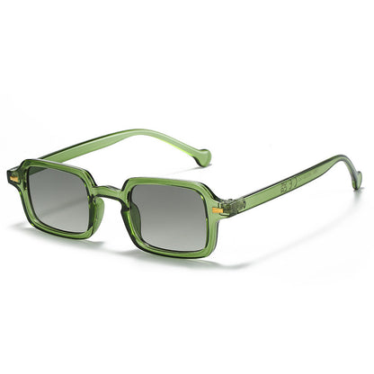 Fashionable New Vintage Square Rivet Glasses
