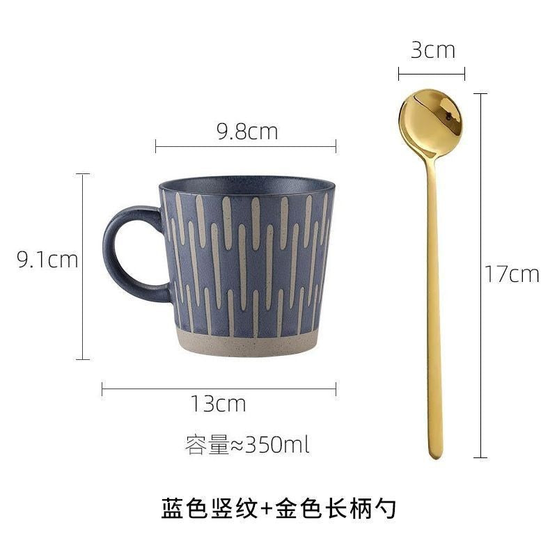 Stoneware Mug Coffee Cup Couple Water Cup