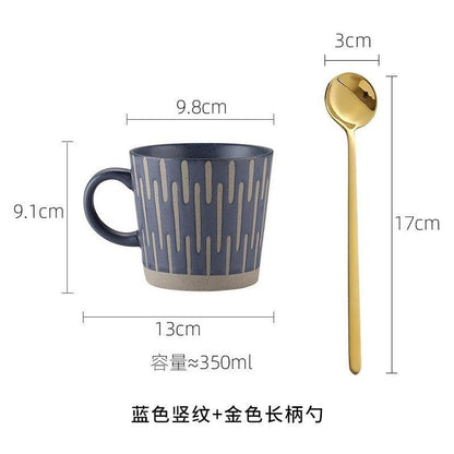 Stoneware Mug Coffee Cup Couple Water Cup