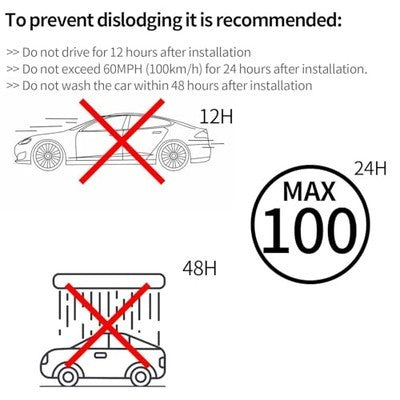 Window Air Guard Deflectors Compatible With 2007-2017 Freightliner Cascadia