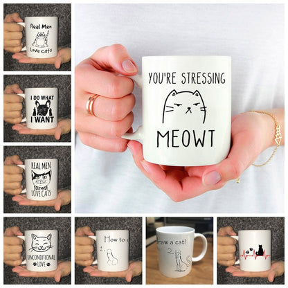 Simple Animal Coffee Ceramic Cup