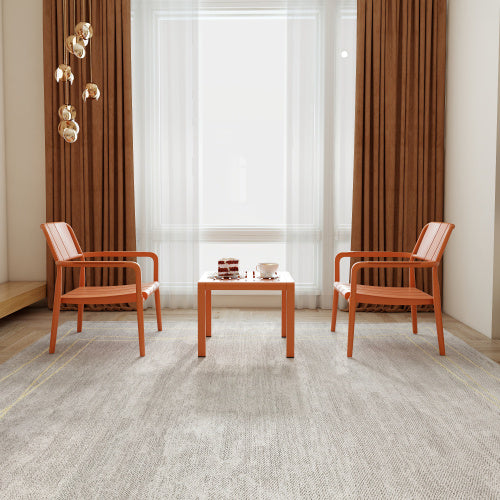 2-Piece PP Single Seater Chairs   Coffee Table Set   Indoor Outdoor Multi  Purpose Furniture For Living Room, Balcony, Beach