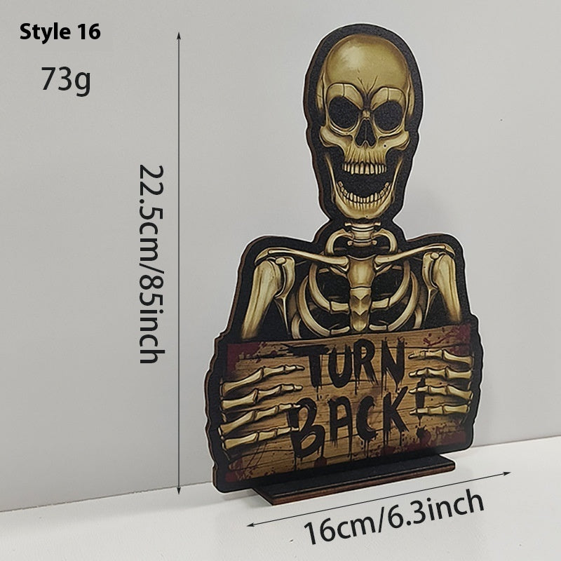 Wooden Retro Creative Decoration Halloween Decoration