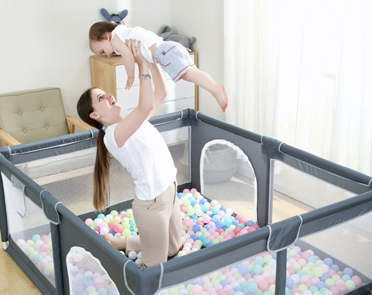 Cross-border Wholesale Children's Game Fence Protective Grating Baby Indoor Home Baby Ground Fence