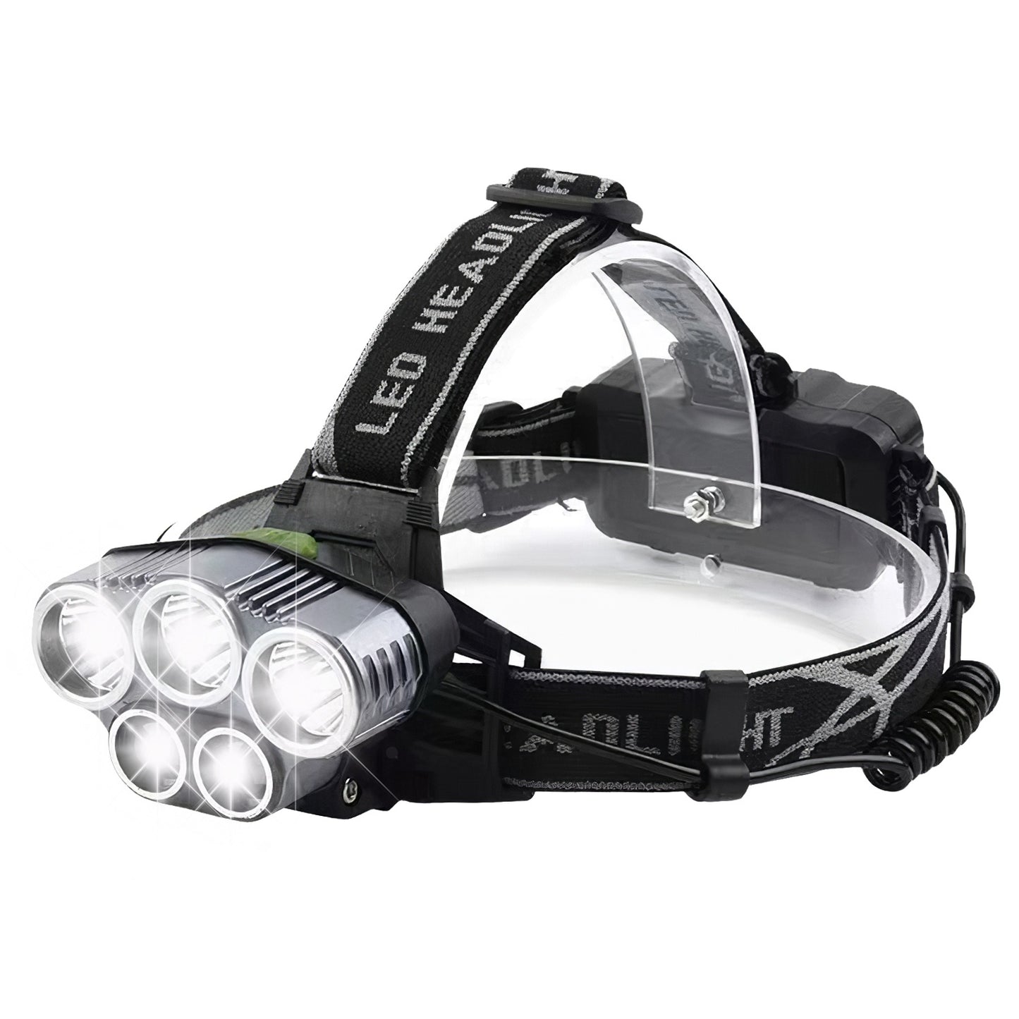 Rechargeable Headlamp 20000 Lumen LED Headlight 6 Modes Headlamp Flashlight For Camping Cycling Hiking Hunting Emergency