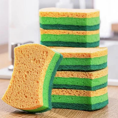 12 Pack Zero Scratch Scrub Sponges, 4 Pack, Non-Scratch Kitchen Sponges For Dishes And Cleaning