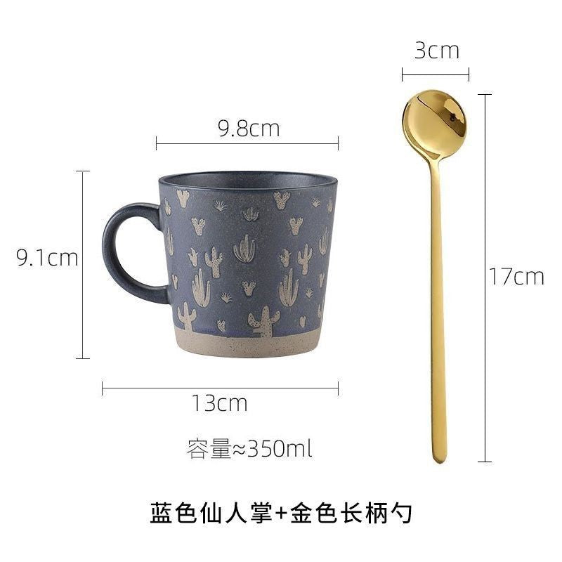 Stoneware Mug Coffee Cup Couple Water Cup