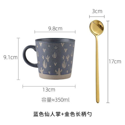 Stoneware Mug Coffee Cup Couple Water Cup
