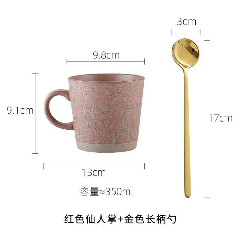 Stoneware Mug Coffee Cup Couple Water Cup