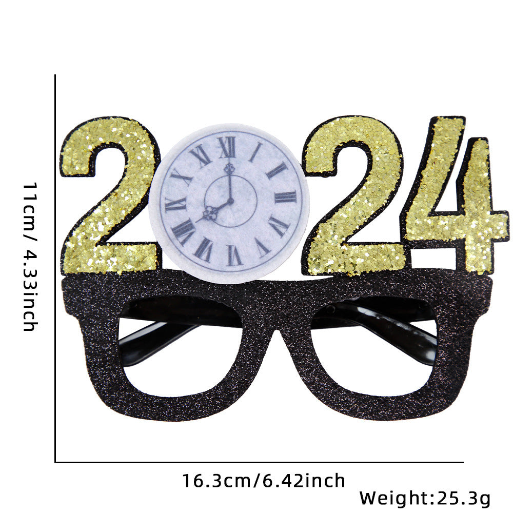 New Year Party Decoration Glasses Party Photo Props