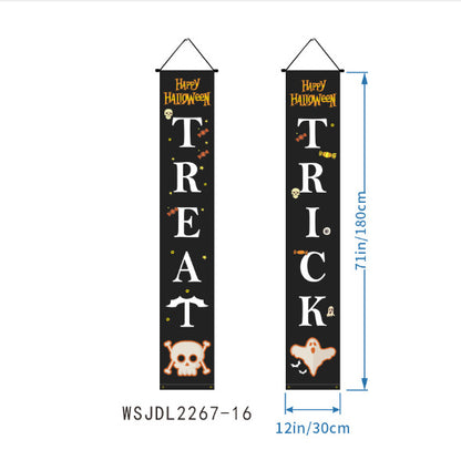 Halloween Curtain Hanging Banner Party Decoration