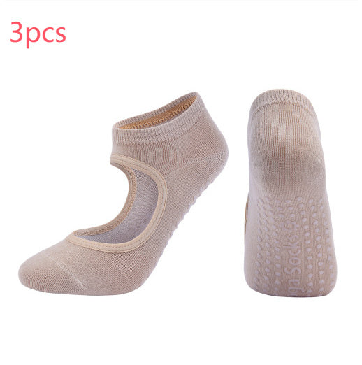 Combed cotton yoga socks