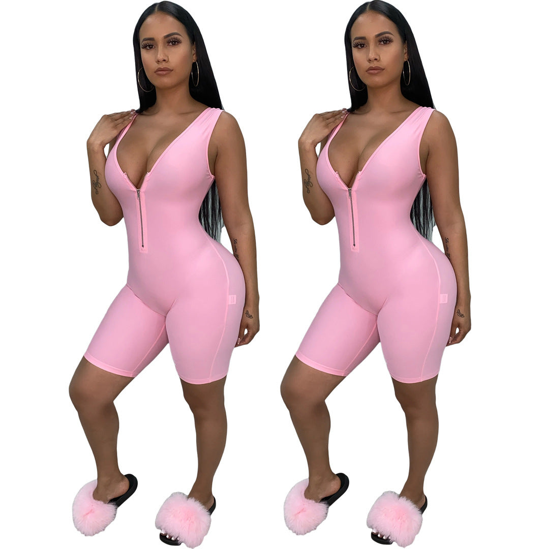 Leisure sports jumpsuit
