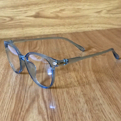 Anti-blue light flat glasses