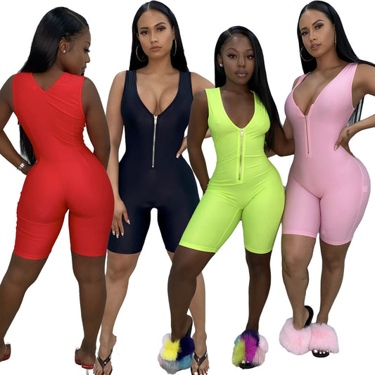 Leisure sports jumpsuit