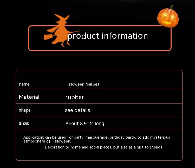 Halloween Decoration Finger Stall Masquerade Party Decoration Supplies