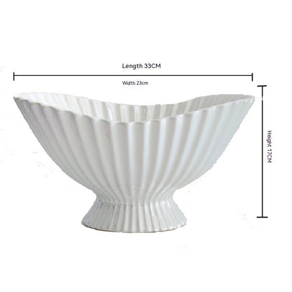 Beike New Year Decoration Ceramic Fruit Plate And Vase